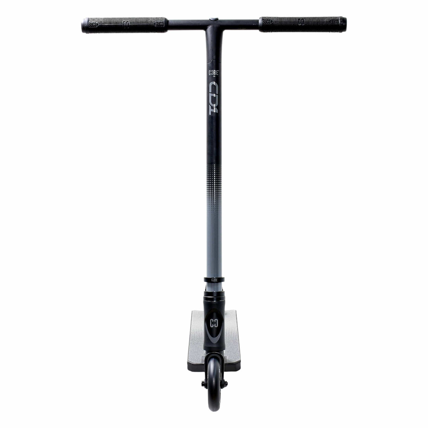 CORE CD1 Complete Stunt Scooter Black I Adult Stunt Scooter Front View