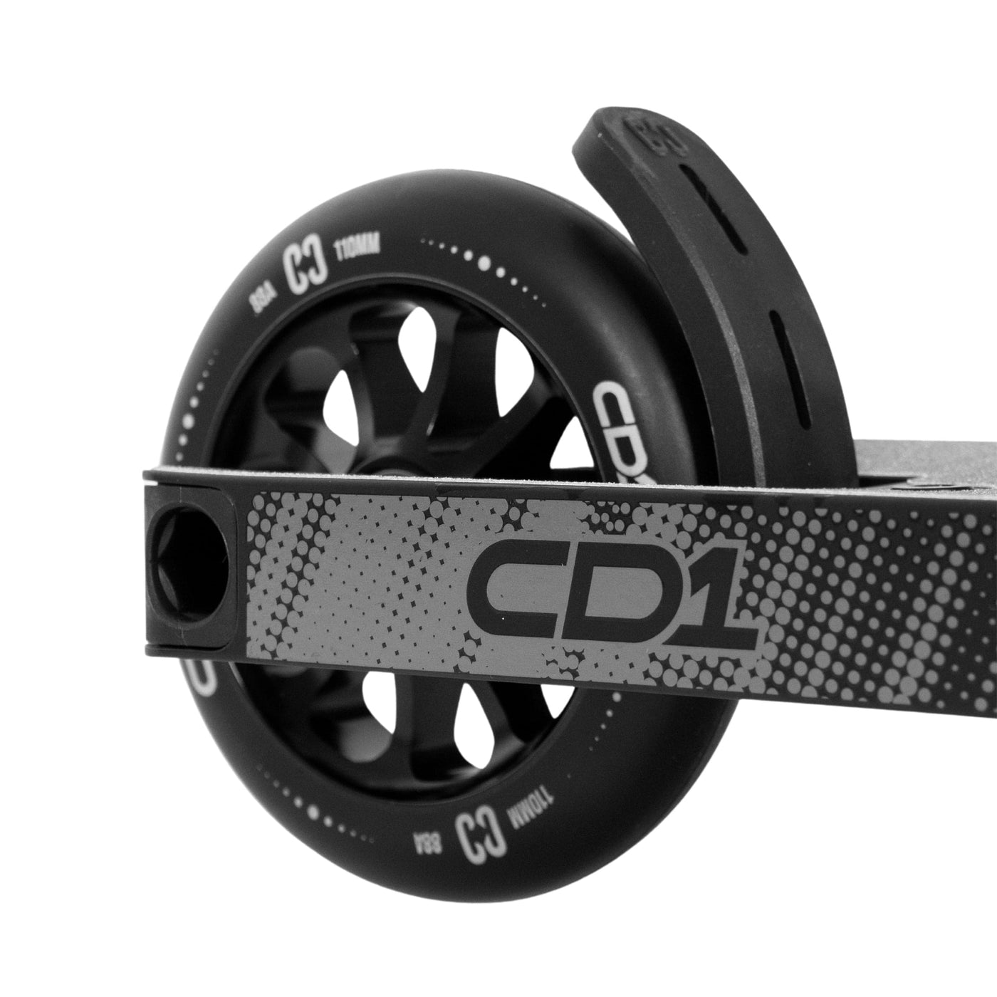 CORE CD1 Complete Stunt Scooter Black I Adult Stunt Scooter Back Wheel