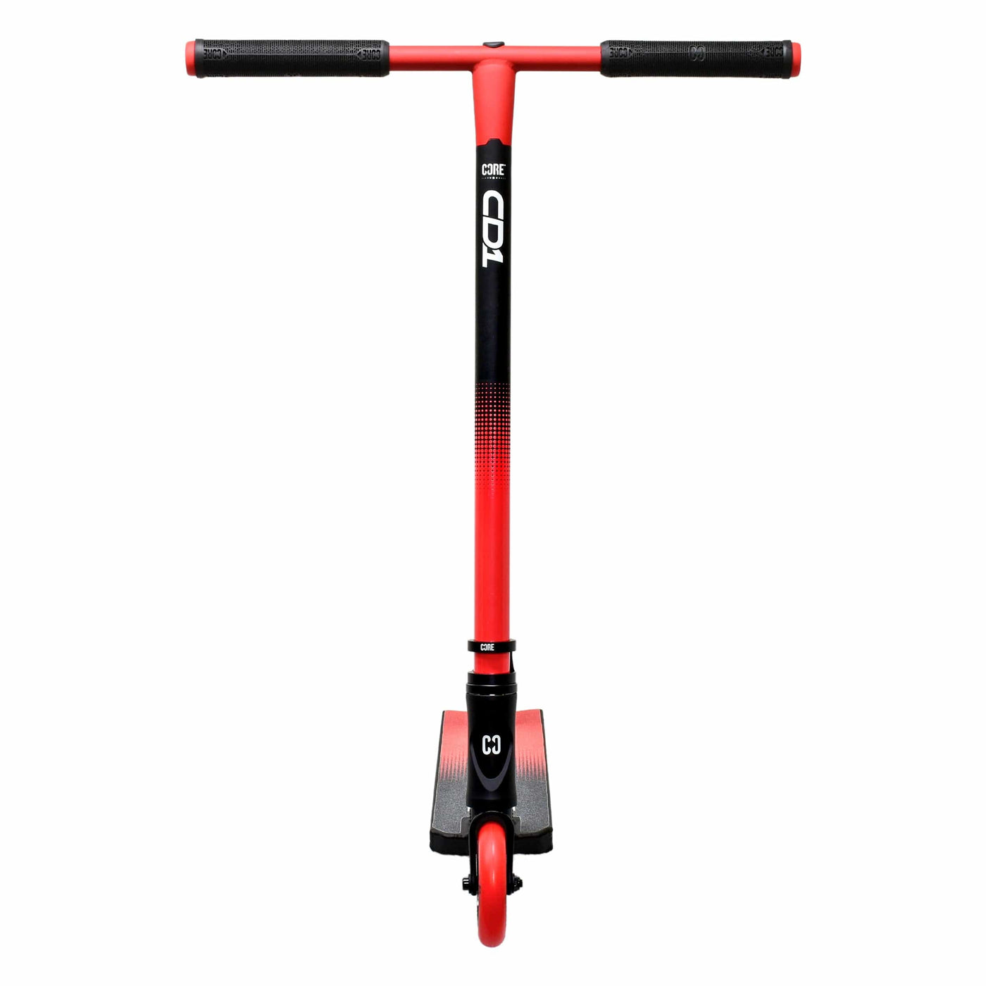 CORE CD1 Complete Stunt Scooter Red & Black I Adult Stunt Scooter Front