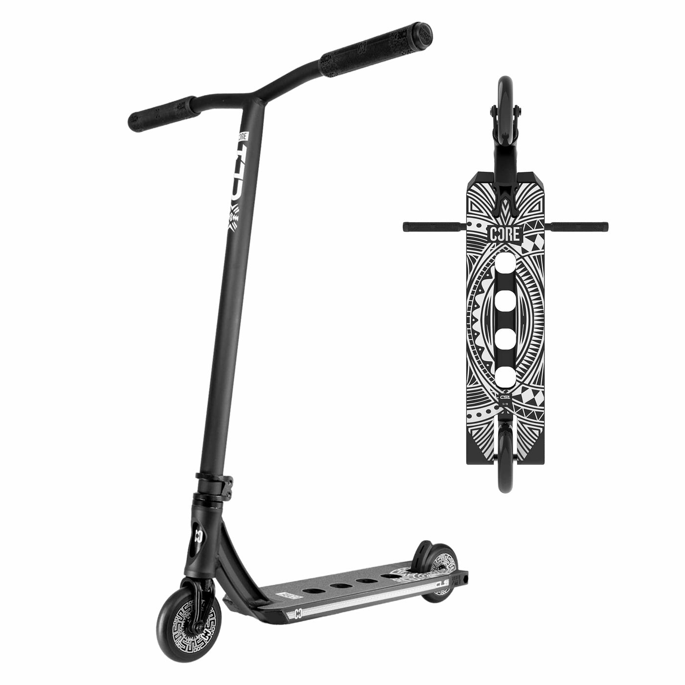 CORE CL1 Complete Stunt Scooter Black I Adult Stunt Scooter