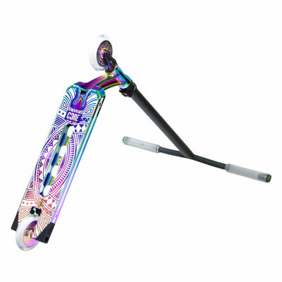 CORE CL1 Complete Stunt  Scooter Black & Neo I Adult Stunt Scooter Angled Side View