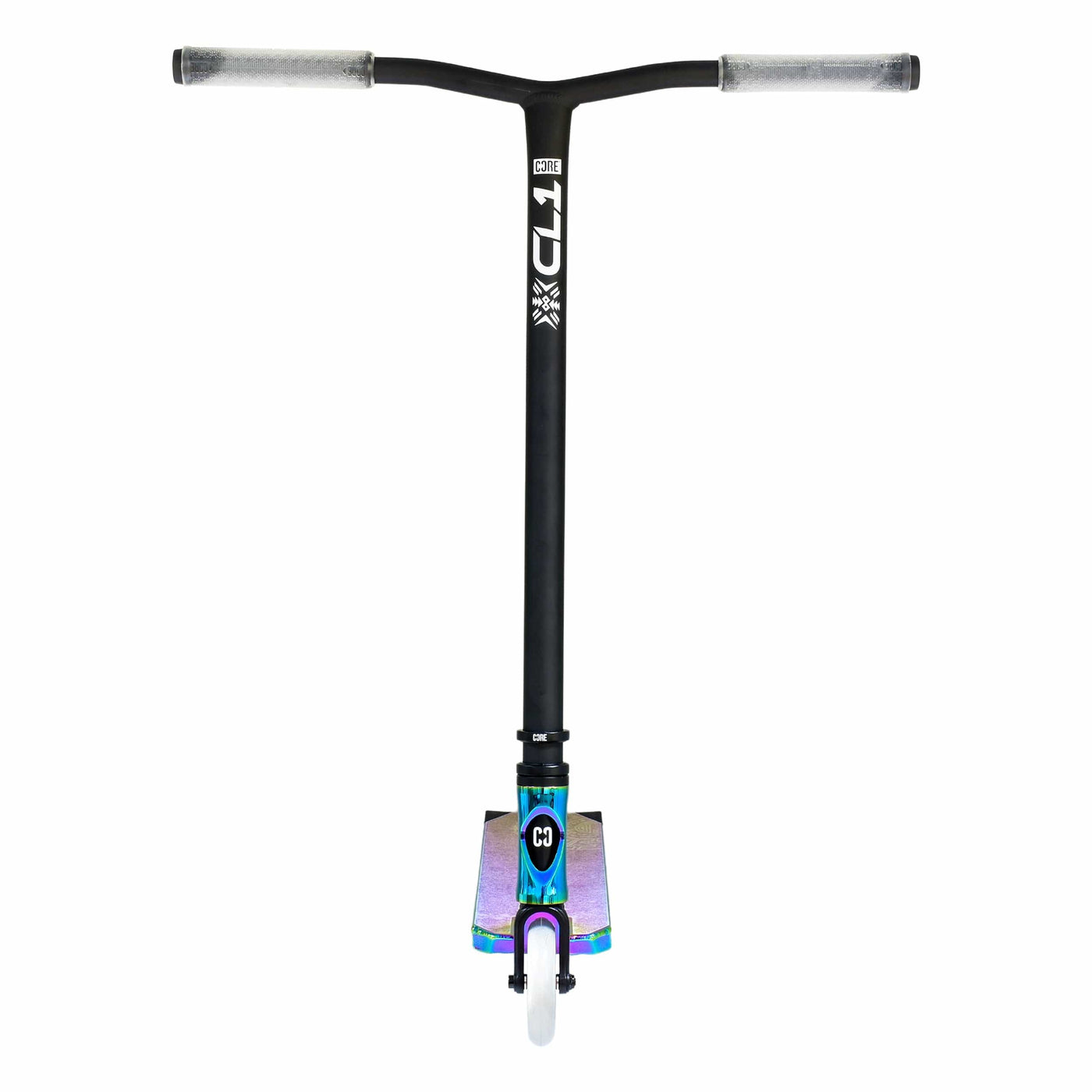 CORE CL1 Complete Stunt  Scooter Black & Neo I Adult Stunt Scooter Front View