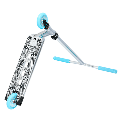 CORE CL1 Complete Stunt  Scooter Chrome & Teal I Adult Stunt Scooter Bottom