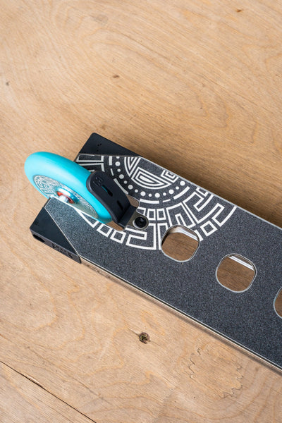 CORE CL1 Complete Stunt  Scooter Chrome & Teal I Adult Stunt Scooter Back Wheel