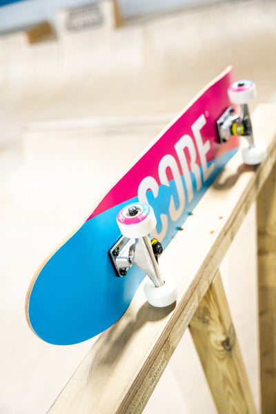 CORE Complete Skateboard C2 Split Pink & Blue 7.75 I Complete Skateboards Alt View Skatepark