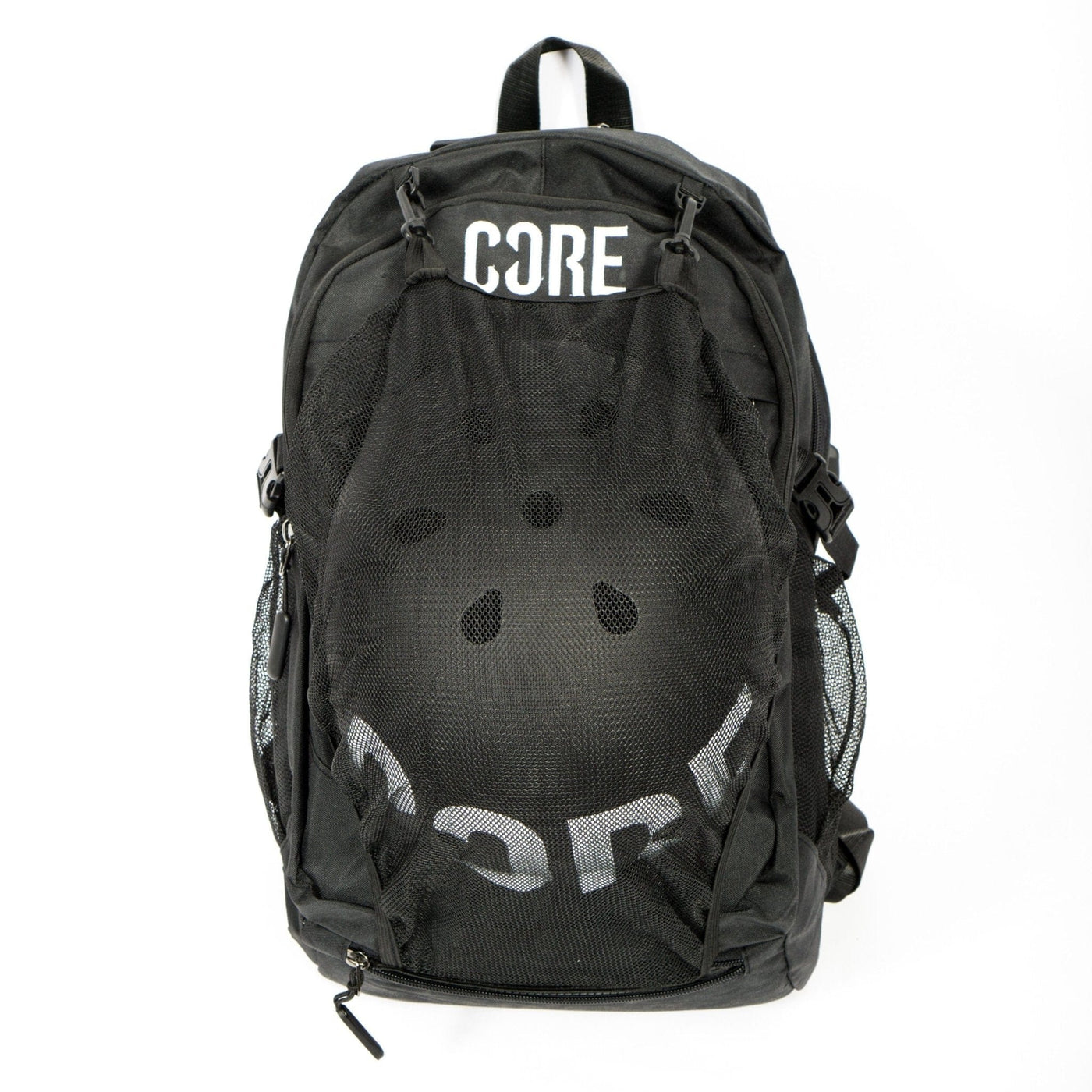 CORE Helmet Backpack Black I Backpack Helmet Holder Front