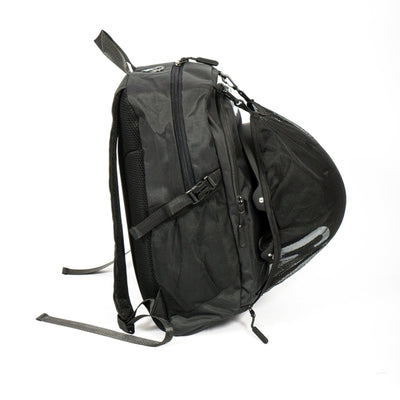 CORE Helmet Backpack Black I Backpack Helmet Holder Side