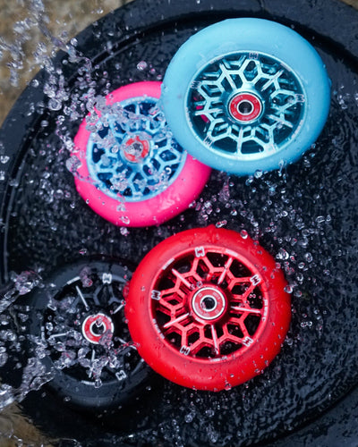 CORE Hex Hollow Stunt Pink & Blue Scooter Wheel 110mm I Scooter Wheel Splash