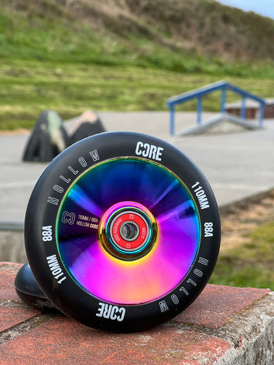 CORE Hollow V2 Neo Chrome Scooter Wheel 110mm I Stunt Scooter Wheel Skatepark