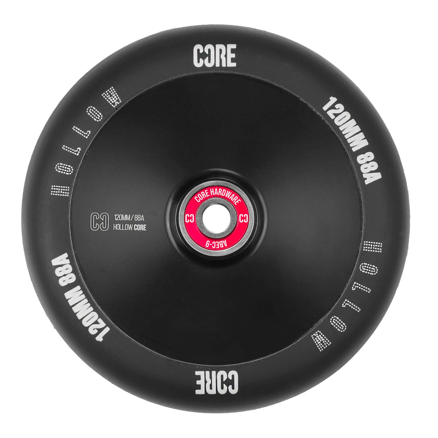 CORE Hollow Stunt Scooter Wheel V2 120mm – Black 5060719851428