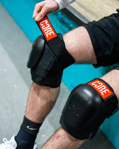 Core Pro Park Skate Knee Pads I Knee Pad Skates Product on Person