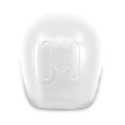 CORE Replacement Pro Park Knee Caps White I Scooter Knee Pads Front
