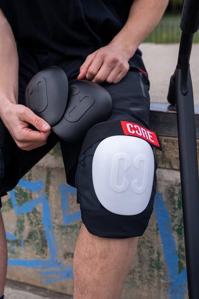CORE Replacement Pro Park Knee Caps White I Scooter Knee Pads Multi Color Products
