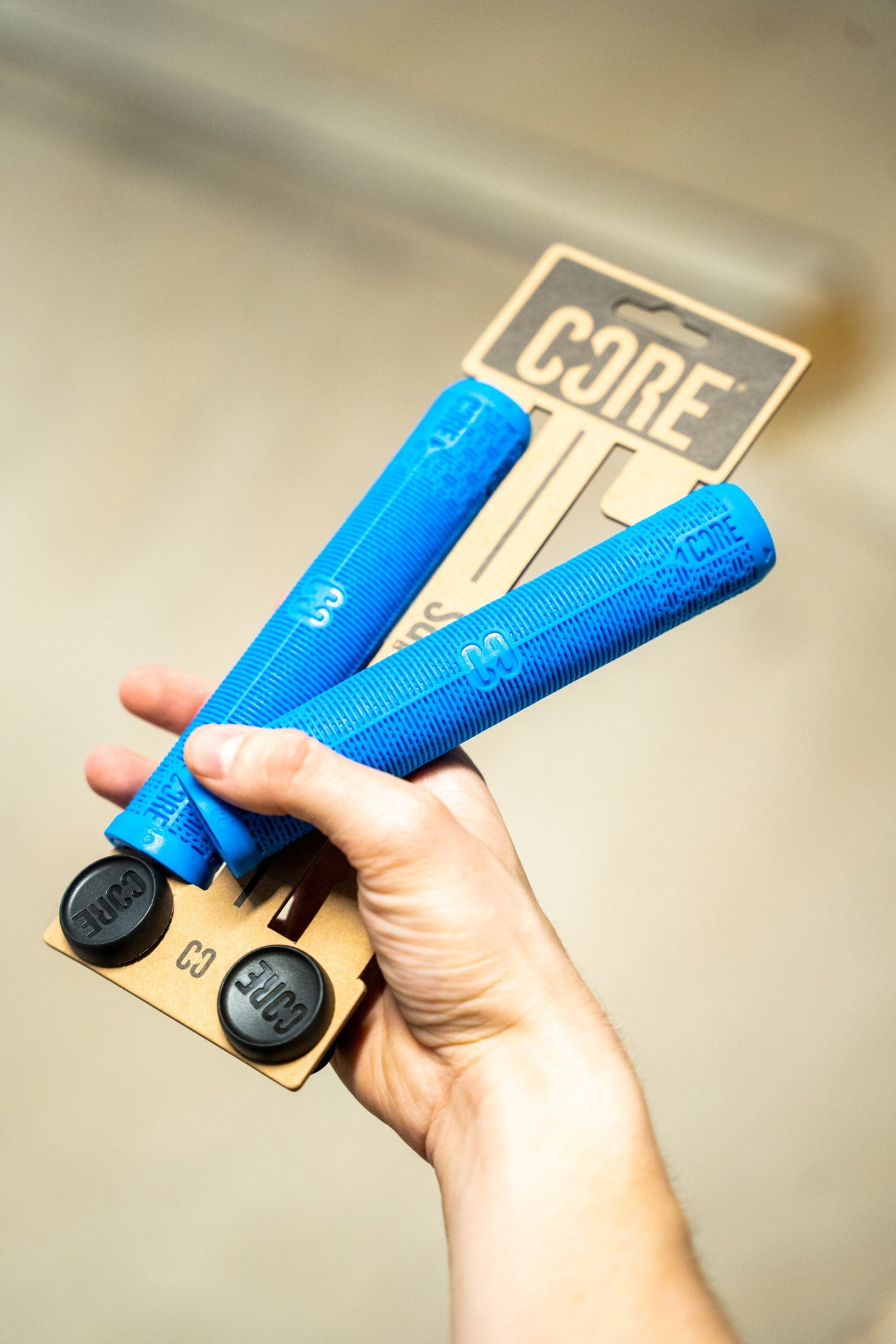 CORE Skinny Boy Handlebar Grips CyclinG BMX Mountain Bike & Stunt Scooters Super Soft Compound
