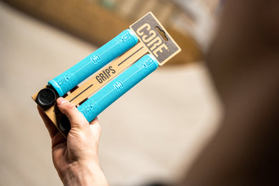 CORE Skinny Boy Scooter Handlebar Grips 170mm Teal I Scooter Grips Holding