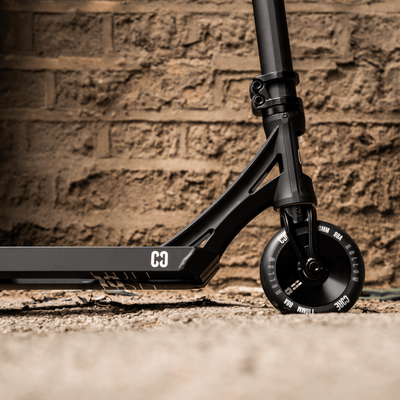 CORE SL2 Stunt Scooter Black I Adult Stunt Scooter Alternate Zoomed Front Wheel