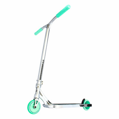 CORE SL2 Stunt Scooter Chrome & Teal I Adult Stunt Scooter Side Alternate