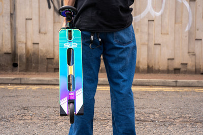 CORE SL2 Stunt Scooter Neo Black I Adult Stunt Scooter Bottom Holding