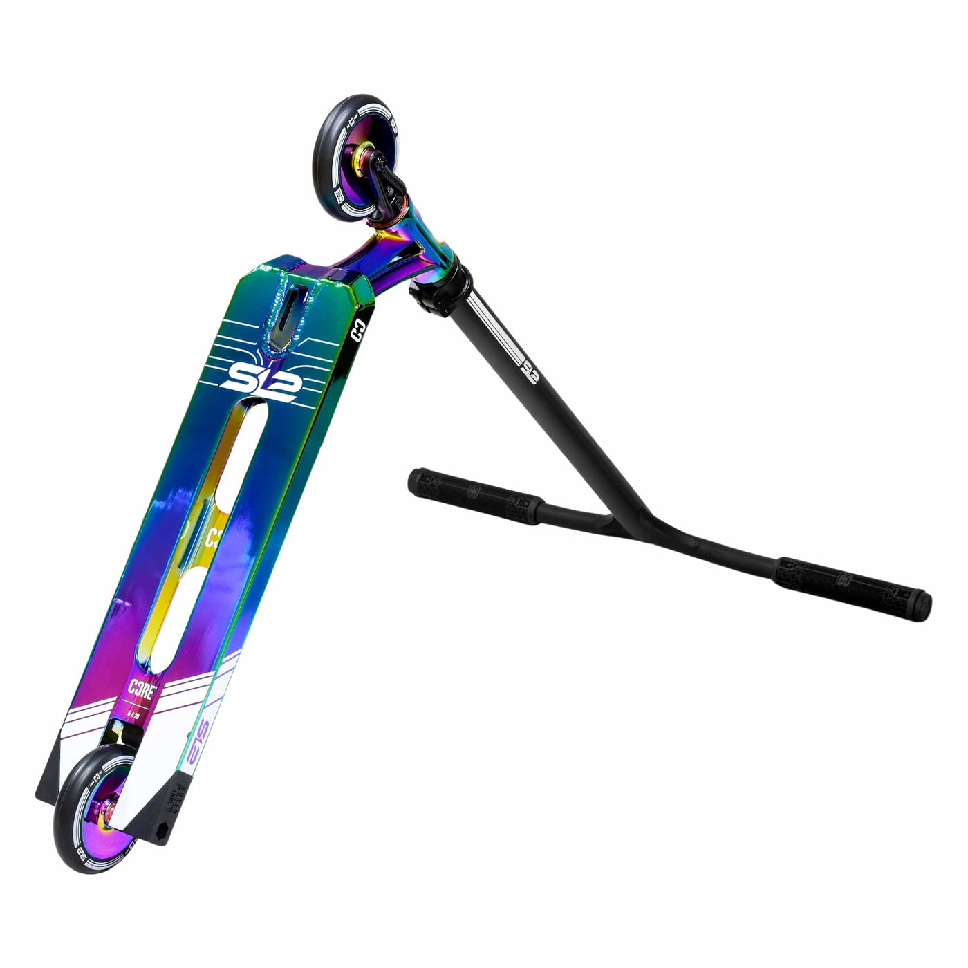 CORE SL2 Stunt Scooter Neo Black I Adult Stunt Scooter Bottom 