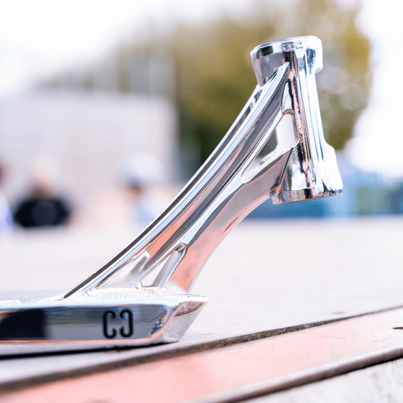 CORE SL2 Stunt Scooter Deck Chrome I Scooter Deck Front