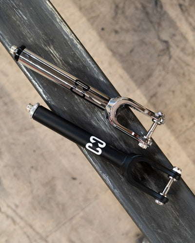 CORE SL2 IHC  Scooter Fork Chrome I Scooter Fork Alternate Angle