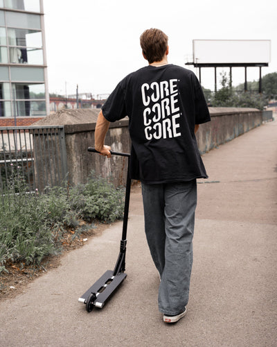 CORE ST2 Stunt Scooter Black I Adult Stunt Scooter Walking