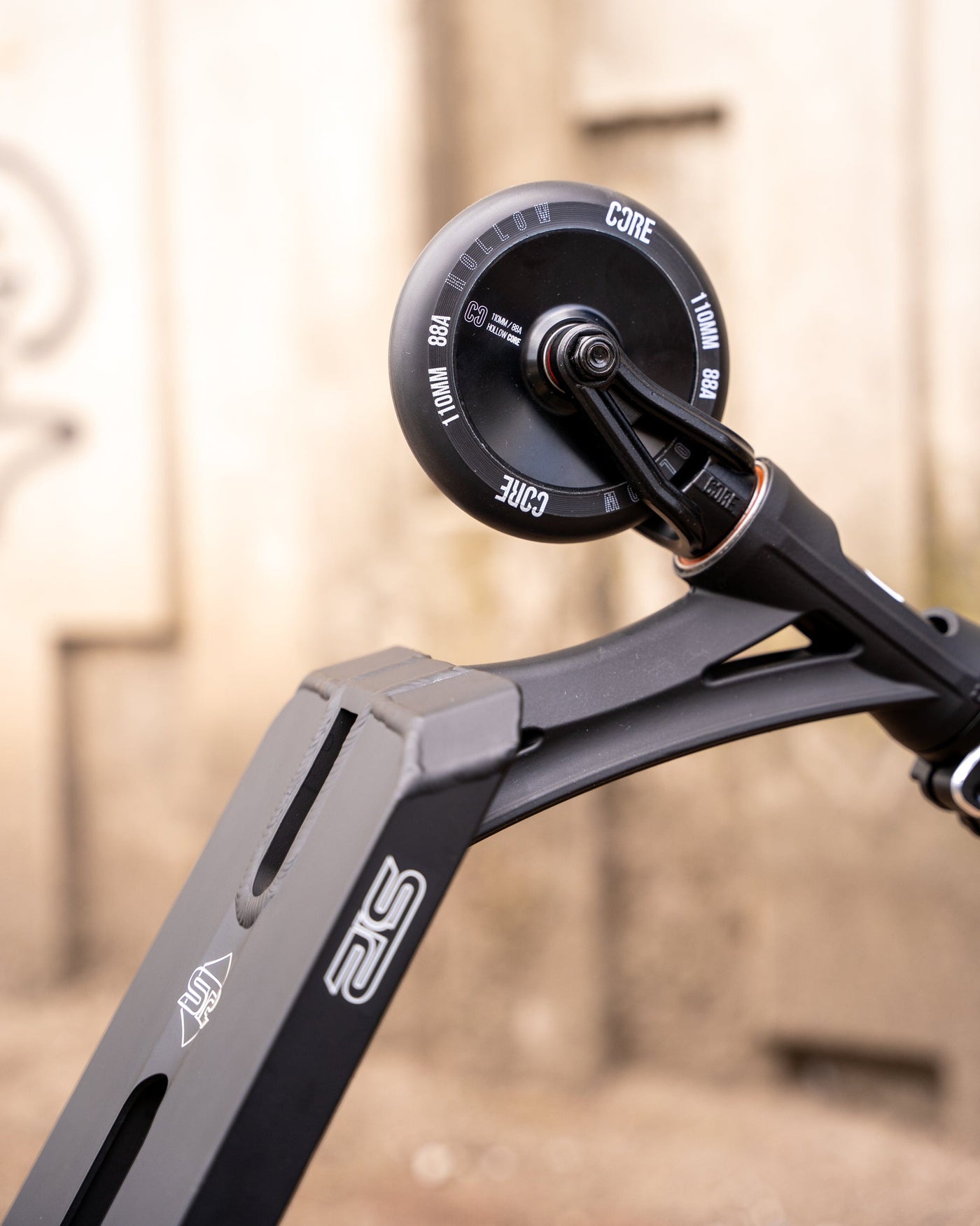 CORE ST2 Stunt Scooter Black I Adult Stunt Scooter Top Wheel