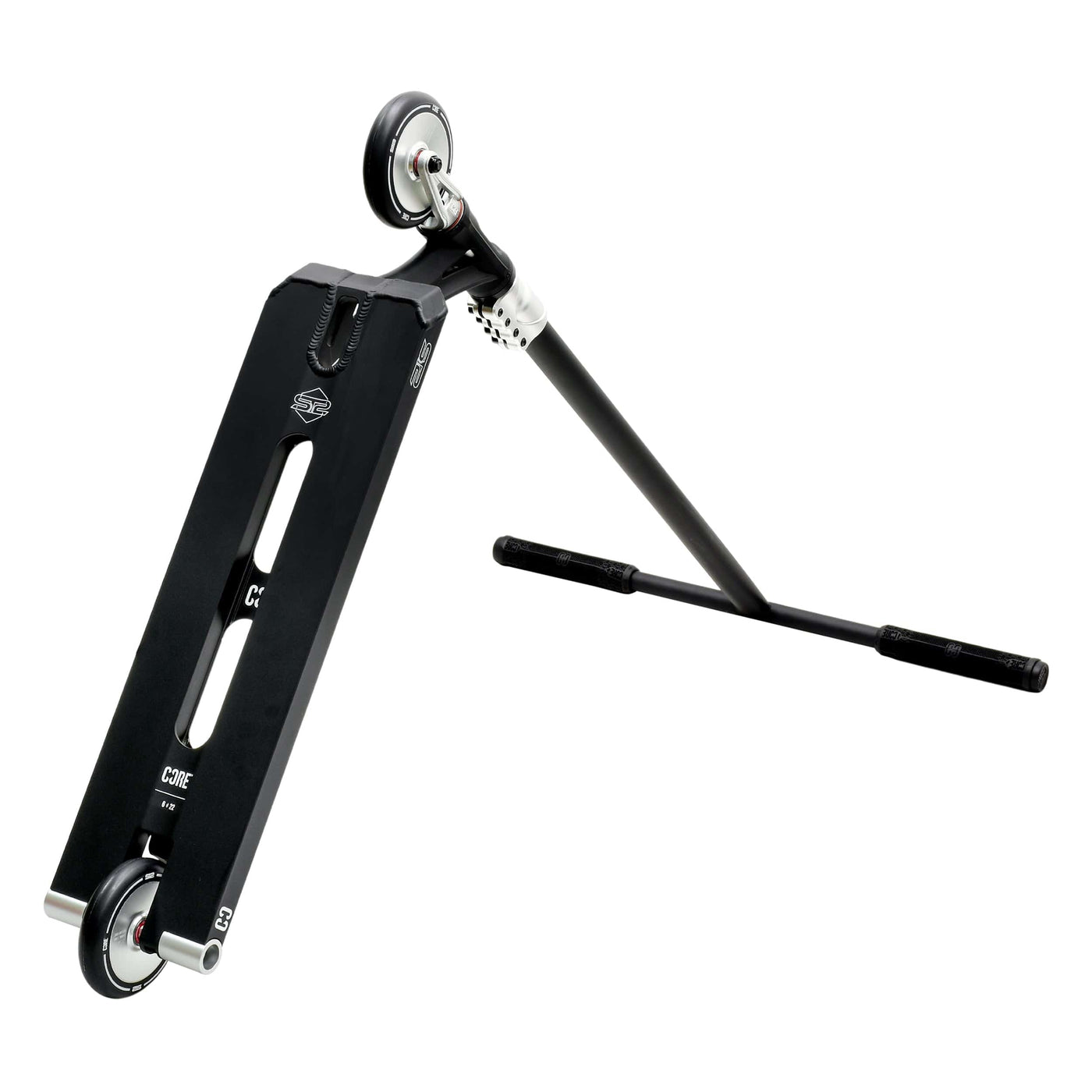 CORE ST2 Stunt Scooter Black & Raw I Adult Stunt Scooter Bottom