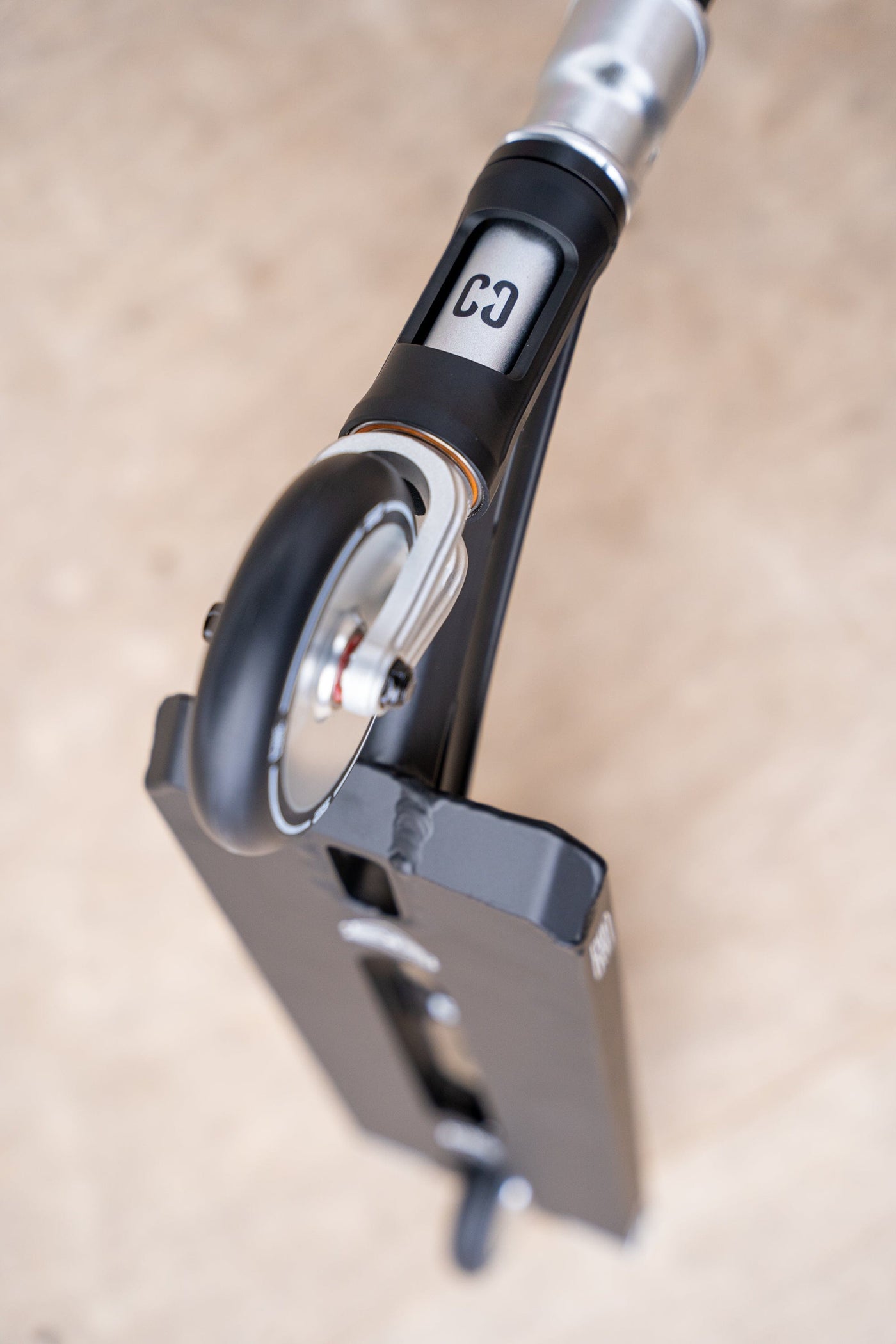 CORE ST2 Stunt Scooter Black & Raw I Adult Stunt Scooter Zoomed Front
