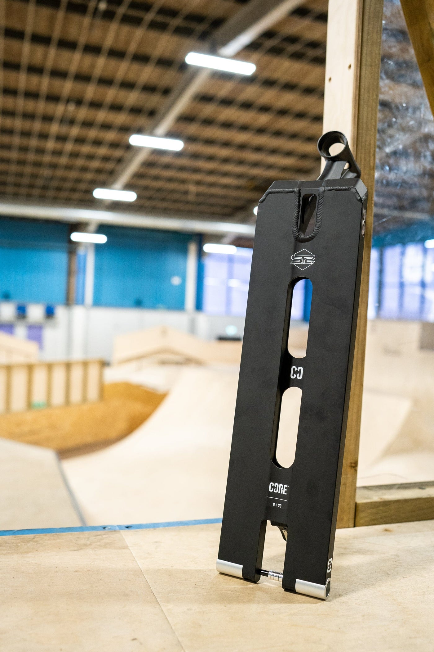 CORE ST2 Stunt Scooter Deck Black I Scooter Deck Leaning Ramps