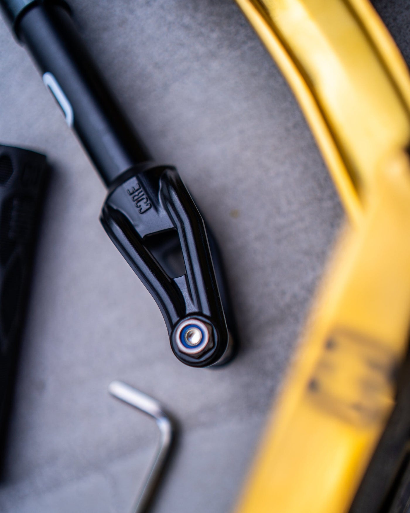 CORE ST2 IHC  Scooter Fork Black I Scooter Fork Zoomed Out