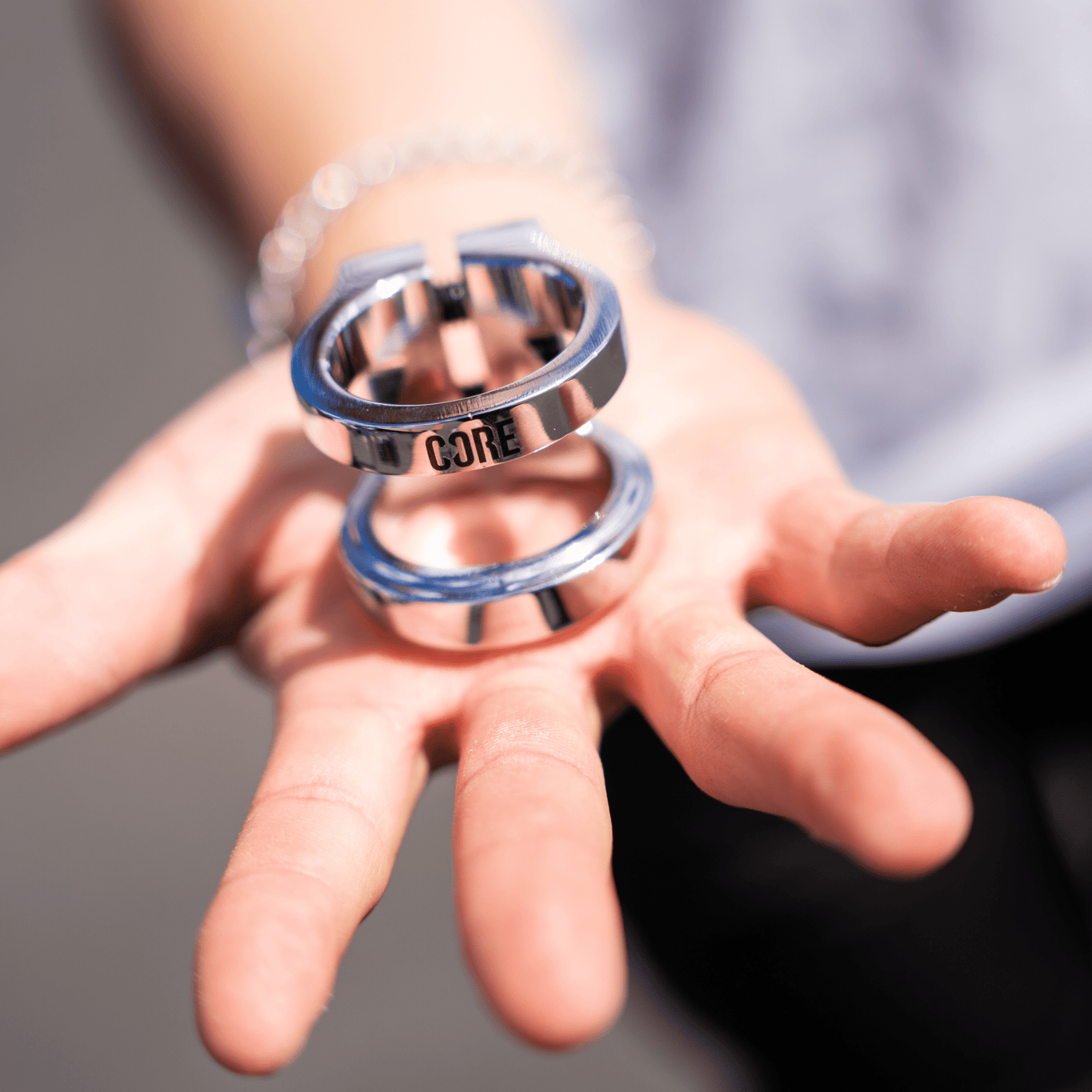 CORE Venom Stunt Scooter Clamp I Chrome Scooter Clamp One Hand Holding
